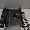 Laptop Tripod on Wheels with 2 Shelves, Portable Projector Floor Stand Adjustable Height 25.9 to 51.8 Inch with Phone Holder