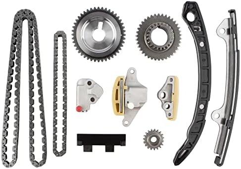 BOXI TKNS251A Timing Chain Kit Fit for Nissan Altima 2007-2009 | Frontier 2005-2014 | Rouge 2008-2013 | Sentra 07-12 | for Suzuki Equator 09-12 | 2.5L QR25DE | OE# 13024-EA000 13024-CK83A 13028-JA01A