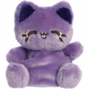 Aurora Enchanting Tasty Peach Meowchi Palm Pals Stuffed Animal - Bright & Colorful Design for Room Decor - Perfect for Adults, Kids, and Birthdays - Ube 5 Inches