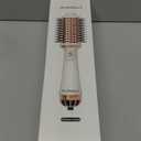 Plavogue Dual Voltage Blow Dryer Brush for European Travel,110V-240V Hot Air Brush with Volumizer, Negative Ionic Anti-Frizz - Styling Brush with Ceramic Coating for Long/Mid Hair Types, Oval Shape