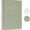 Set of 2 Pack, ZICOTO Easy to Use Monthly Budget Planner - 12 Month Financial Organizer with Expense Tracker Notebook - Monthly Money Budgeting Book To Manage Finances Effectively - 5.5"x8"