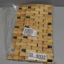 Gonioa Natural Bamboo Bath Mat, Wooden Door Mat Kitchen Floor Bath Rug, Bathroom Shower and Tub Mats, Wooden Bath Mat for Shower, Bath, Spa Or Sauna (16 x 24 Inch)