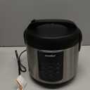 COMFEE' Compact Rice Cooker, 6-in-1 Stainless Steel Multi Cooker, Slow Cooker, Steamer, Saute, and Warmer, 2 QT, 8 Cups Cooked(4 Cups Uncooked), Brown Rice, Quinoa and Oatmeal, 6 One-Touch Programs