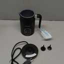 Milk Frother and Steamer 4 in 1, Milk Steamer with Auto Temperature Control, Warm & Cold Foam Maker, Hot Chocolate Maker, Frother for Coffee, Latte, Cappuccino, Black