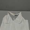 Floerns Women's Y2K PU Leather Halter Neck Hook Eye Backless Asymmetrical Party Crop Tank Top (X-Large, White)