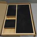 Wooden Dog Nail Scratching Board Portable Puppy Nail File Toy Safe Puppy Claw Scratch Board with Treat Compartment for Dog Cat Claw Care (Style 2)