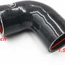 Top Mount Intercooler Hose Kit Black For Subaru 02-07 WRX /04+ STI/04-07 FXT