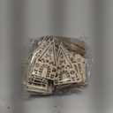 Gerrii 36 Pcs Wooden House Christmas Ornaments Unfinished Laser Hollowing Wood House Sign DIY Wood Christmas Ornament for Crafts Gift Folk Scandinavian Xmas Hanging Decorations