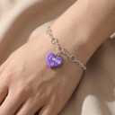 3 x Ofanim 10/20/30/50/100 Pcs 5 Style Valentine's Day Candy Heart Charms Pendant DIY Heart Earring Charms Craft Supply for Jewelry Making