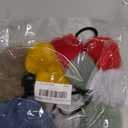 12 Pack Candy Colors Cute Fuzzy Pompom Hair Ties Scrunchies Pom Pom Elastics Pigtail Ponytail Holders Fluffy Hair Balls Rubber Bands Ropes Hair Accessories for Baby Girls Kids