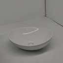 Small Oval Bathroom Vessel Sink Above Counter, QISHKA 14" x 12" Countertop Vanity Sink Modern Art Basin Lavatory Mini White Ceramic Bowl Sink
