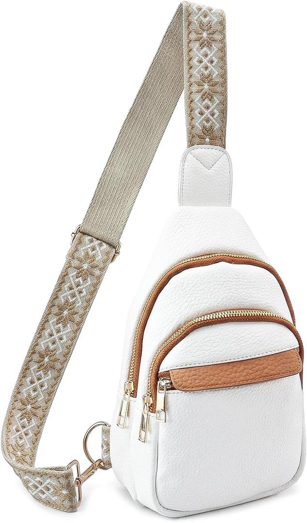 Crossbody Bags for Women Sling Bag Anniversary Birthday Gifts for Girlfriend Wife Her Fanny Pack Chest Anti Theft Purse Christmas Small Gifts for Mom Secret Santa Gift Ideas Mothers Day