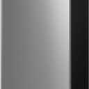 Midea MERM33S1AST Mini Fridge, 3.3 Cu.ft Compact Fridge with Internal Light, Adjustable Thermostat, Reversible Door, Low Noise for Dorm, Office, Bedroom, Stainless Steel (Silver)