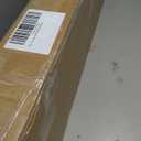 Fenge Dual Monitor Stand for Desk, 42.5in Large Monitor Riser for 2 Monitors, 2 Tier Computer Office Desk Top Shelf, Desktop Storage Stand for Laptop, PC, Computer, Printer (Black)