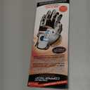 Copper Tech Ladies Golf Gloves Women Right Handed Golfer or Left Handed Golfer 2 Pack | Copper Compression Joint Support with Flexible & Comfortable Fit | AAA Leather & Silicone Tacky Pad (White/Black)