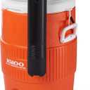 Igloo Sports Cooler | Insulated Beverage Dispenser with Spout |Portable Handwashing Station (Orange 10 Gallon)
