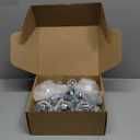 54 Pcs Mini Silver Disco Balls - Hanging Mirror Ornaments for Party, Wedding, Christmas Supplies (1.2 Inch, 2 Inch, 3.2 Inch, 4 Inch)