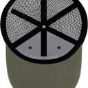 American Flag Trucker Hat, 6 Panel Adult Baseball Cap with Curved Brim, Forest Green, One Size (Green)