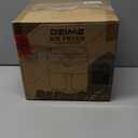 DEIME Air Fryer, Small Digital 2.8 Qt Airfryer Space Saving Compact, Bake, Reheat, Roasts for Quick Easy Meals, Mini Compact & Quiet, Nonstick & Dishwasher Safe Basket (Black+TR)