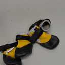 Dog Shoes Lightweight Dog Boots-Breathable Knitted Paw Protector with Adjustable Strap for Hot Pavement, Rain Walking, Hardwood Floors Anti Slip Reduce Noise, Prevent Licking Paws(Yellow,XL)