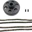 (12T with #35 Chain) Centrifugal Clutch 3/4" Bore Compatible With Predator 212cc Small Engine Go Kart Mini bike Lawnmower Fun Kart Engine 3/4 Bar