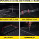 Cargo Liner for 2023 2024 2025 Mercedes Benz GLC Class All Models GLC 300 /GLC43 AMG (Not Fit Coupe / 300E/ 350E), TPE All Weather Trunk Mat Accessories