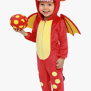 Dinosaur & Monster Costume for Toddlers - 3D Animal Hooded Dress-Up Outfit for Halloween, Cosplay & Parties Small