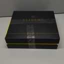 ELIDOMC 5PC Italian Crafted Crystal Whiskey Decanter & Whiskey Glasses Set, Crystal Decanter Set With 4 Whiskey Glasses, Whiskey Decanter Sets for Men.