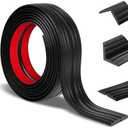 Wall Corner Protector Peel and Stick Corner Trim Molding Flexible Inside & Outside Wall Edge Guard Self Adhesive Moulding Trim for Edge Use, Black, 1.6” W x 10’ L