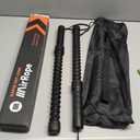 Weighted Ropeless Battle Ropes, Heavy Portable Cordless Battle Ropes with Storage Bag, Black