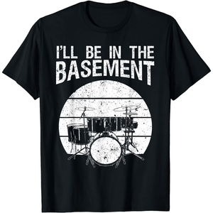 Drummer Art For Men Women Drum Set Drumming Lovers T-Shirt