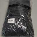 8ft Black Table Cloth Rectangle Stretch Fitted Ruffle Pleated Table Skirt No-Slip, Wrinkle-Free Spandex Tablecloths Portable TableCover for Retirement Sad Day Birthday Party Decor Wedding Baby Shower (96" x 30" (8FT-1 Pack))