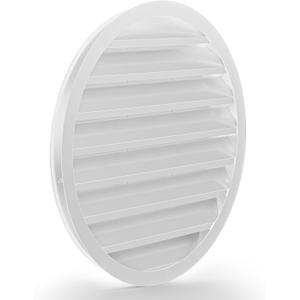 Hon&Guan 18 Inch Round Aluminum Gable Vent with Screen for Attic & Shed