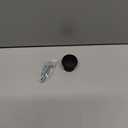 Amerock | Cabinet Knob | Matte Black | 1-1/4 inch (32 mm) Diameter | Renown | 1 Pack | Drawer Knob | Cabinet Hardware