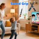 HEYSTOP Sports Accessories for Nintendo Switch 2 ,10 in 1 Family Sports Accessories Kit for Nintendo Switch 2 Games, with Leg Strap,Golf Clubs,Tennis Rackets,Sword Grips,Joy-con wrist straps