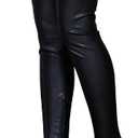 Knee High Boots Women Thigh High Over Knee Stretch Fashion Low Chunky Heel Round Toe Zipper Winter Boots Black Red US4.5-14 (8)