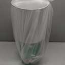 Glass Table Lamp Blue - StyleCraft: Seeded Glass Finish, White Linen Shade, UL Listed, Modern Decor
