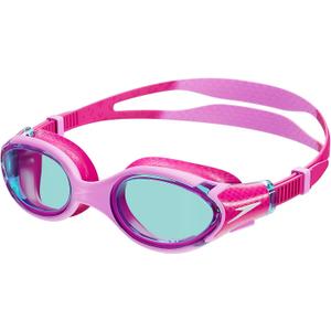 Speedo Unisex Kids Swim Goggles Biofuse 2.0 Junior (One Size, Flamingo Pink/Electic Pink/Blue)