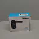 Veise VE019 Fingerprint Smart Lever Lock - APP Control, Keypad Door Lock with Handle, Keyless Entry for Front Door and Bedroom, Electronic Digital Knob, Remote Grant, IP55 Weatherproof, Matte Black