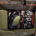 OASIS AUTO Custom Fit Seat Covers for 2019-2025 Chevy Silverado GMC Sierra 1500 2500HD 3500HD (Crew, Double & Extended Cab), Full Set Premium Faux Leather, Waterproof Pickup Truck Protectors (Tan)