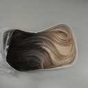 FUTAI Long Wavy Wig 30 Inch Ombre Platinum Blonde HD Front Lace Body Curly Synthetic Hair Wigs for Women Professional Female Diverse Styles Daily Party Cosplay