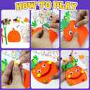 Pseutio 30 Set Fall Crafts for Kids DIY Pumpkin for Crafts Decorations Halloween Craft for Kids Halloween Thanksgiving Art Craft Decorations
