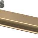 Franklin Brass Adjusta-Pull (5-Pack) Adjustable Drawer Pulls | Fits 1 to 4 Inch Hole Centers | Champagne Bronze Cabinet Handles| Dropped Edge P49108-CZ-B