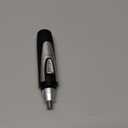 Ear and Nose Hair Trimmer Clipper - 2026 Professional Painless Eyebrow & Facial Hair Trimmer for Men Women,Battery-Operated Trimmer with IPX7 Waterproof,Dual Edge Blades for Easy Cleansing Black