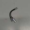 USB C to 3.5mm Headphone and Charger Adapter,2 in 1 USB C to Aux Audio Jack with PD Fast Charging Dongle Cable Cord for iPhone 17 16 15 Pro Max,Samsung Galaxy S25 S24 S23 Pixel Ultra,iPad Pro (2 Port-Separate, Grey)