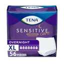 TENA Sensitive Care Overnight Incontinence Underwear for Women, X-Large, 12 Count (New Sizing), Pack of 56
