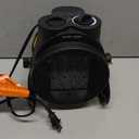 Outdoor Heaters for Patio, 1500W Portable Garage Heater with Overheat Protection & 3S Fast Heating, Non-Slip Cushion, Electric Space Heater for Patio, Garage, Greenhouse, Bedroom, Yellow