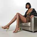 MIRAAZZURRA Strappy Kitten Heels for Women