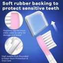 Toptheway Kids Toothbrush Heads for Philips Sonicare: Soft Electric Replacement Brush Compatible with Phillips 6032/94 6321 6340 6042 6320 6330 Compact Head for Child 3-7, Pink Girl Green Boy 8 Pack