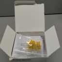 RICHER HOUSE 3-Pack Small Floating Shelves for Wall, 4 Inch Plastic Display Ledges for Mini Decor, Compact Style Small Wall Shelf with 2 Types of Installation (White - 3 Pcs)